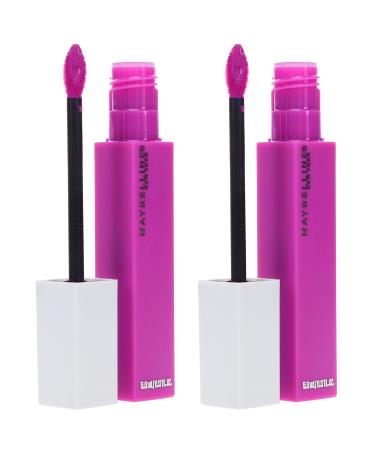 Maybelline SuperStay Matte Ink Liquid Lipstick Creator 35 - Pack of 2 | Long-Lasting, Bold Color | 0.17 Fl Oz x 2 - Buy Online on GoSupps.com