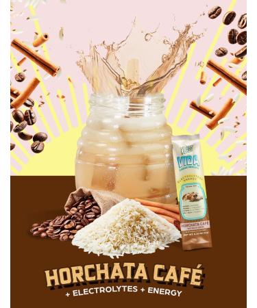 Hydration + Energy Electrolyte Drink Mix Coffee Horchata Agua Fresca Flavor | Sugar-Free Powder with Caffeine L-Theanine Coconut Water & Minerals | 15 Single-Serve Stick Packs Horchata Coffee - Buy Online on GoSupps.com