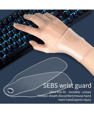 Wrist Compression Brace Transparent Wrist Support Brace - Hand Brace Wrist Guard Gloves Pressure Corrector Gloves Carpal Tendonitis Protection Gloves Dalian - Buy Online on GoSupps.com