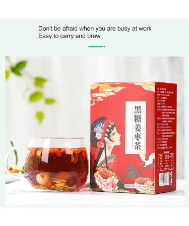Ginger Jujube Tea With Brown Sugar Wolfberry And Ginger Tea Longan Red Date Brown Sugar Ginger Tea Longan Red Date Lycium Barbarum Brown Sugar Ginger Tea Red Dates Wolfberry Ginger Tea (A) - Buy Online on GoSupps.com