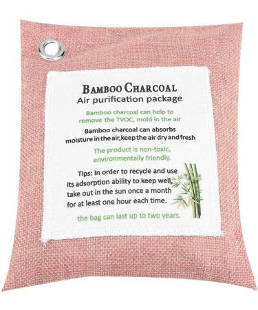 Haofy Bamboo Charcoal Air Purifying Bag - 8 Colors Activated Carbon Odor Eliminator for Home & Car (Ivory) - Buy Online on GoSupps.com