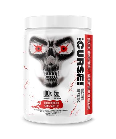 JNX SPORTS The Curse! Creatine Monohydrate Powder 100 Servings | Pure Micronized Creatine 5g Per Serving | 500g - 17.6 Ounce Unflavored 1.1 Pound (Pack of 1)