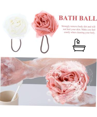Buy Hemoton 2 Pcs Rose Bath Flower Scrubber - Exfoliating Bath Sponge & Loofah for Luxurious Shower Experience | International Shipping Available - Buy Online on GoSupps.com