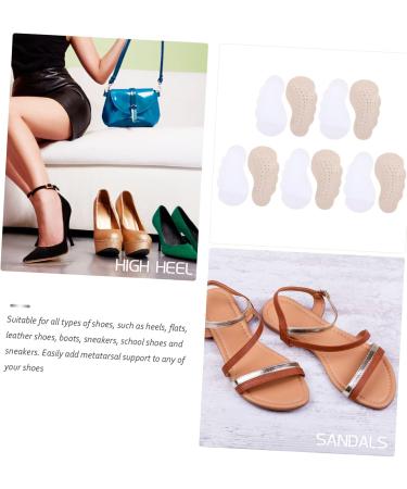 FOMIYES Women's Sandals - 15 Pairs Anti-Slip Heel Pads Leather Cushion Inserts Non-Slip Metatarsal Accessories for Ultimate Comfort - Buy Online on GoSupps.com