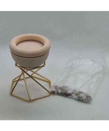 Wood Essential Oil Diffuser | Art Wood & Mini Stone Diffuser for Home Office & Hotel Decor - International Shipping - Buy Online on GoSupps.com