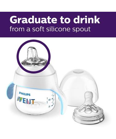 Philips Avent Natural Trainer Sippy Cup with Fast Flow Nipple and Soft Spout  5oz  1pk - Buy Online on GoSupps.com