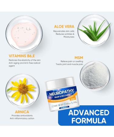 Topffy Neuropathy Pain Relief Cream - Maximum Strength for Feet, Hands, Legs & Toes - Includes Arnica, Vitamin B6, E & Aloe Vera - Buy Online on GoSupps.com