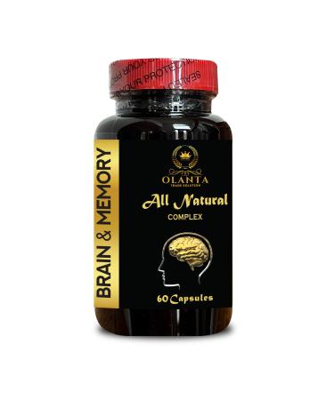 OLANTA TRADE SOLUTION Mind Matrix - Memory & Focus Brain Supplement Support Brain Supplement for Mental Alertness & Concentration Cognivive - 1 Bottle 60 Capsules