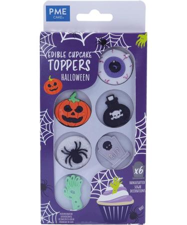 PME Halloween Edible Cupcake Topper Decorations Set of 6 - Buy Online on GoSupps.com