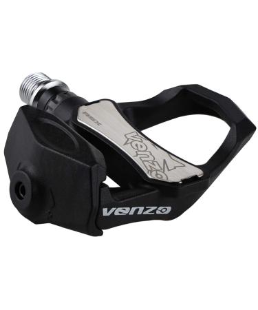 Venzo Sealed Cycling Road Bike Bicycle Clipless Pedals Compatible with Look Keo (NOT Compatible with Shimano SPD-SL or Look Delta Cleats) 9/16" with Cleats