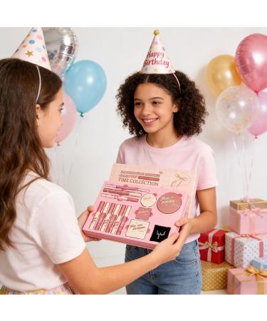  Generisch Lip makeup kit lip gloss blush face powder with necklace for everyday wear parties weddings holidays birthdays teens - Buy Online on GoSupps.com