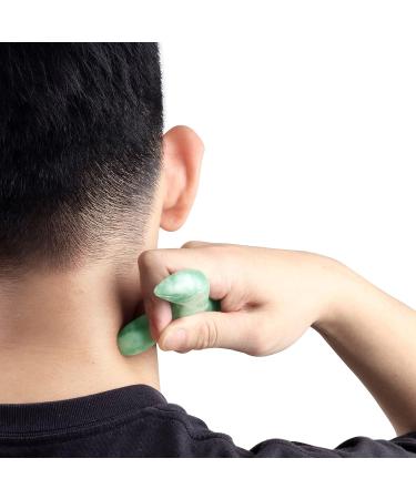 Heavy Jadestein Trigger Point Massage Tool - Acupressure Depth Tissue Relief for Neck Back Joints & Foot Reflex Zones - Buy Online on GoSupps.com