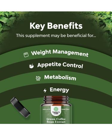 Pure Green Coffee Bean Extract 50% Chlorogenic Acid Weight Loss Supplement for Men & Women | Burns Fat & Sugar | High Grade Ingredients - Buy Online on GoSupps.com