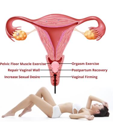 100% Pure Natural Rose Quartz Egg Set | Kegel Exercise Balls & Massage Balls | Black L Enhance Your Wellness & Intimacy - Buy Online on GoSupps.com