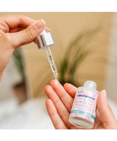 Victoria Beauty Blemish Out 20% Salicylic and Glycolic Acid Serum - AHA BHA Exfoliant Pore Minimizer Dark Spot Remover for Face with Tea Tree Oil and Zinc - For Oily Skin - 95% Natural Vegan - Buy Online on GoSupps.com