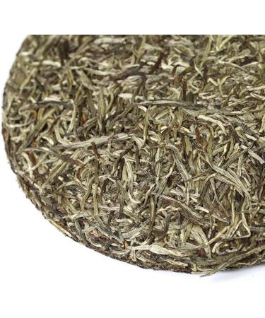 300g / 10.58oz 2014 Year Supreme Silver Needle White Tea - Baihao Yinzhen Chinese Silver Tips Cake Tea - Low Caffeine - Buy Online on GoSupps.com