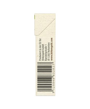 Birch Gold Nature Cinnamon Chewing Gum - Plastic-Free Sugar-Free Natural Chicle 12 Pieces - Eco-Friendly Dental Care - Buy Online on GoSupps.com