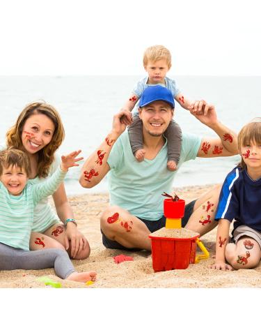 Crawfish Party Favor 24Sheets(144PCS) Crawfish Temporary Tattoosfor Crawfish Boil Party Supplies Lobster Party Decorations  Summer Picnic  Baby Shower Supplies Decorations - Buy Online on GoSupps.com