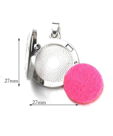 Buy Princess Cuteness Store Aromatherapy Essential Oil Diffuser Locket Necklace - Tree of Life Stainless Steel Jewelry with 6 Pads - International Shipping Available - Buy Online on GoSupps.com