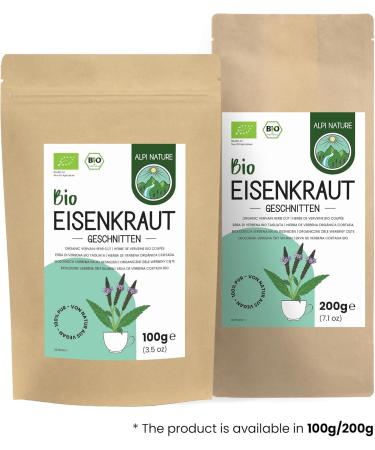  Alpi Nature Alpi Nature Organic Verbena Infusion 100 g organic Dried and Cut Verbena Leaves Loose Tea - Buy Online on GoSupps.com