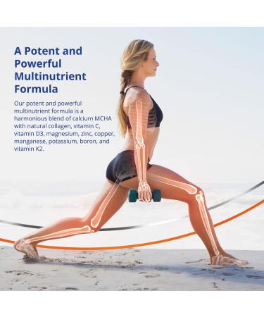 Cardiotabs Bone Essentials with MCHA & Collagen Calcium Supplement - High Absorption for Bone Density & Heart Health - 120 Capsules - Buy Online on GoSupps.com