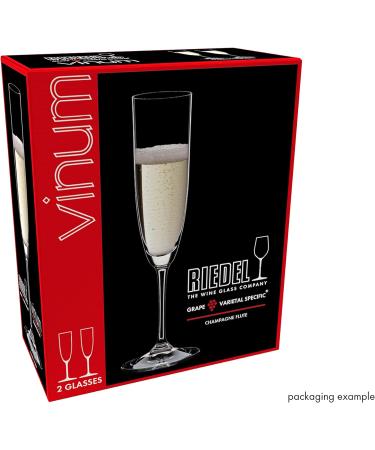 Riedel Vinum Champagne Glasses - Set of 2 | 2 Count Pack | Elegant Crystal Glassware - Buy Online on GoSupps.com