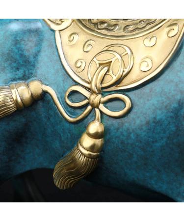 Buddha Statue/Buddha Figurines Chinese Zodiac Animal Bull Ox Mascot Hand-Carved Crafts High Temperature Coloring Statue Meaning Hard Work to Get Rich 8.6 Inch Height(Copper) Buddha Stat (Mug) - Buy Online on GoSupps.com