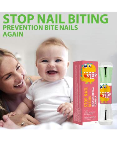 DASHIELL Nail Biting Prevention Nail Bite Stopper Thumb Sucking Solution Nail Care - Long-Lasting Finger Sucking Guard Prevention No Bite Nail Polish Safe for Kids - Buy Online on GoSupps.com