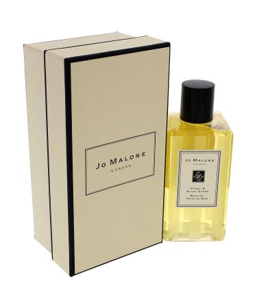 Peony and Blush Suede Bath Oil - 8.5 oz | Luxurious Floral Scent | Hydrating and Nourishing Formula - Buy Online on GoSupps.com