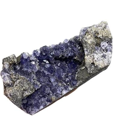 Natural Crystal Rough Natural Polyhedral Tanzanite Blue Purple Fluorite Cluster specimens Gem Level Stones and Crystals Crystal (Size : 11) - Buy Online on GoSupps.com