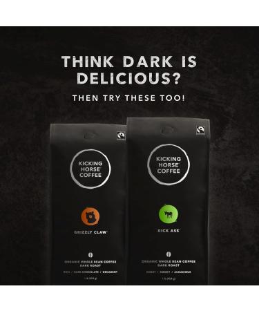 Kicking Horse Coffee 454 Horse Power Dark Roast Whole Bean 1 lb (Pack Of 6) - Certified Organic Fairtrade Kosher 454 g (Pack of 6) 454 Horse Power - Buy Online on GoSupps.com