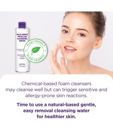 Buy FARMSKIN Freshfood Mild Grape Micellar Cleansing Water (300ml) - Non-Irritating Korean Makeup Remover & Cleanser | International Shipping Available - Buy Online on GoSupps.com