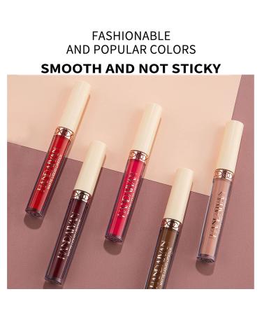 Topcent Matte Liquid Lipstick Set - 6 Nude Colors, Non-Stick Cup, Waterproof, Long-Lasting Lip Makeup - Gift Set for Women - Lip Stains Pack (SET-A) - Buy Online on GoSupps.com