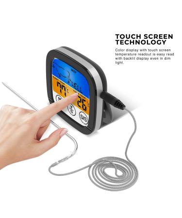 Digital Touchscreen Food Thermometer for Meat Poultry Premium Roast Decaf Coffee - Buy Online on GoSupps.com