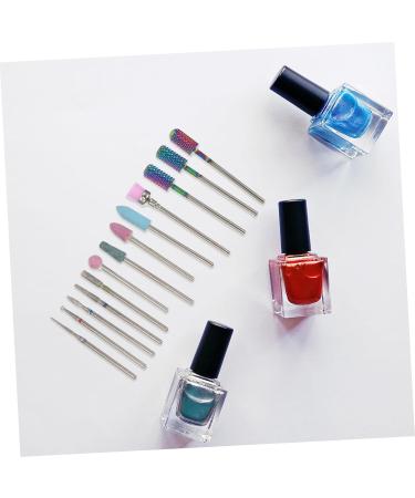 1 Nail Drill Set Pedicure Drill Bits Manicure Pedicure File Bit Ceramic Drill Bit Drawstring Cosmetic Bag Tungsten Steel Nail Drill Bit Nail Bit Rotary Corundum Ceramics Nail File - Buy Online on GoSupps.com