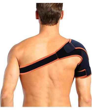 Adjustable Shoulder Support Shoulder Compression Wrap Shoulder Brace Ergonomic Design and Breathable Wicking Lightweight Fabric Durable and Fitness for Dislocation Shoulder Sprain - Buy Online on GoSupps.com