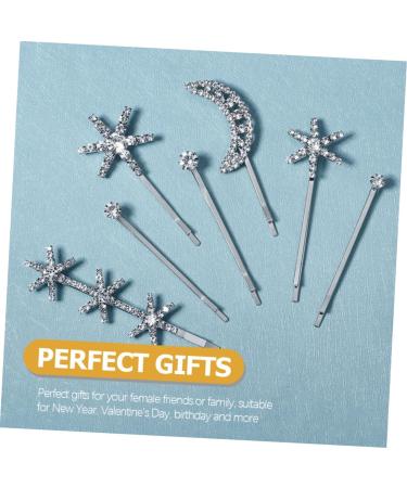 FRCOLOR 4 Sets Fringe Bobby Pin Hair Clip Hair Barrettes for Hair Jewels for Women Hair Accessories Star Hair Accessories Hair Pin Rhinestone Barrettes Headgear Wild Alloy - Buy Online on GoSupps.com