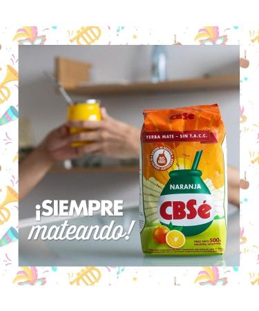  Yerbee Yerba Mate Naranja CBS Tea 1.5kg (0.5kg x 3) from Argentina - Detox & Energy Drinks - Buy Online on GoSupps.com