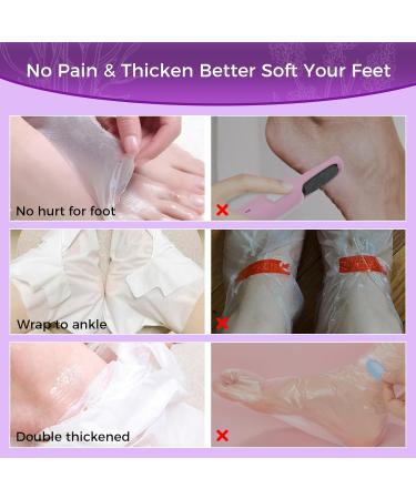 Masque Exfoliant pour Pieds 3 Paires : Masque Exfoliant pour Pieds Dermatologiquement Test Talons et Peau Morte S che pour des Pieds Doux Masque Exfoliant pour Pieds (Lavande) - Buy Online on GoSupps.com