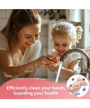 Foaming Hand Soap Tablets Refill - RAQEHO 20pcs Hand Soap Foam Refills for Kids Adults Liquid Handsoap Household Cleaning Products Travel Kitchen Bathroom with 1 Refillable Foaming Dispenser - Buy Online on GoSupps.com