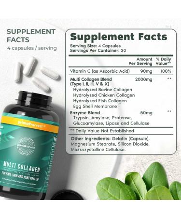 Primal Creatine Powder + Primal Multi Collagen Capsules Bundle | 2-Pack | Support Strength Recovery Joint & Skin Health | 30 Servings Each - Buy Online on GoSupps.com