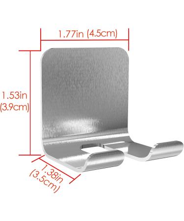 Linkidea 8-Piece Wall Bracket Set - Self-Adhesive Shower Razor Holder Stainless Steel Hangers for Vikings & Merkur Safety Razors - Upgrade Your Shaving Experience - Buy Online on GoSupps.com