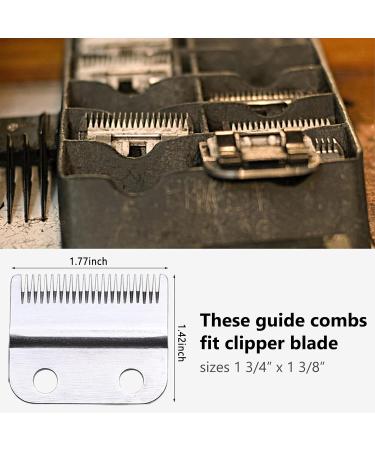 Premium XL Clipper Guards Set - Strong & Sturdy 4PCs Guide Combs (3 2.75 2.5 2.25) for Full Size Haschneider - Extra Long Durable Hair Cutting Accessories - Buy Online on GoSupps.com