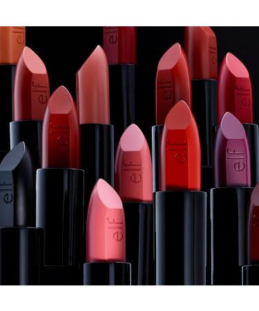 e.l.f. O Face Satin Lipstick - Richly Pigmented, Nourishing & Long-Lasting Creamy Formula with Jojoba - Vegan & Cruelty-Free | Own It - Buy Online on GoSupps.com