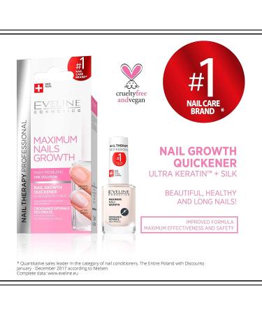 Eveline Cosmetics Maximum Nail Growth Quickener - Promotes Fast Nail Growth - Buy Online on GoSupps.com