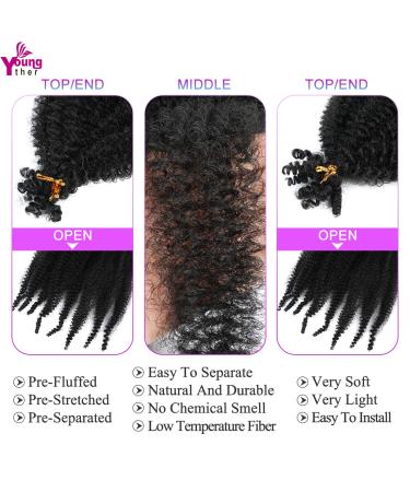 Springy Afro Twist Hair 24 9 Packs - Soft Synthetic Marley Twist Extensions - Buy Online on GoSupps.com