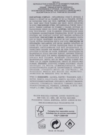 Maison Margiela Replica Lazy Sunday Morning for Women - 3.4 oz EDT Spray Linen 3.4 Fl Oz (Pack of 1) - Buy Online on GoSupps.com