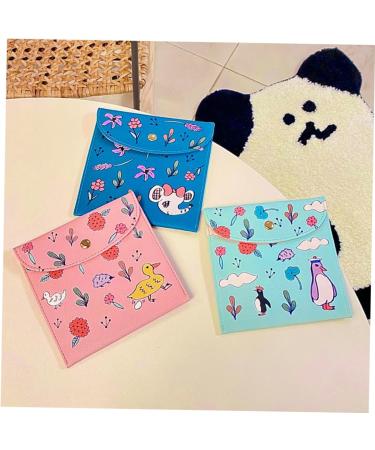GLEAVI Menstrual Pad Bag 3pcs - Zipper Storage Bags for Women - Travel Organizer for Feminine Care Products - Buy Online on GoSupps.com