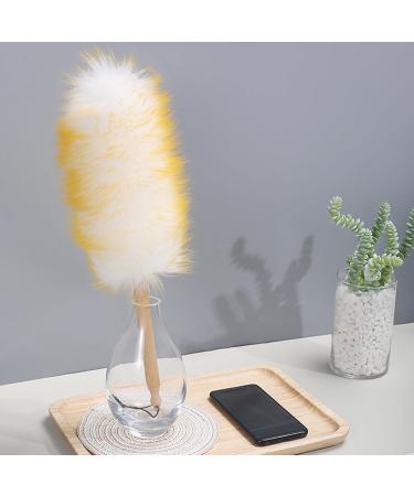 Dusters Duster Wood Handle Fluff Hand Duster Electrostatic Soft Dusting Tool with Hanging Ring Multipurpose Dusters for Cleaning Home Car Sofa - Buy Online on GoSupps.com