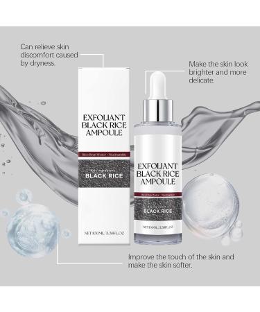  Generisch Peel Shot Glow Pack of 1 bottle of black and white rice gentle exfoliating scrub for face and body removes dead skin cells and blackheads (black + white 100 ml) - Buy Online on GoSupps.com